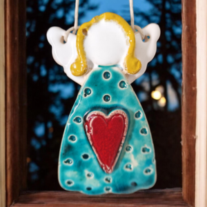 Zawieszka ceramiczna aniołek